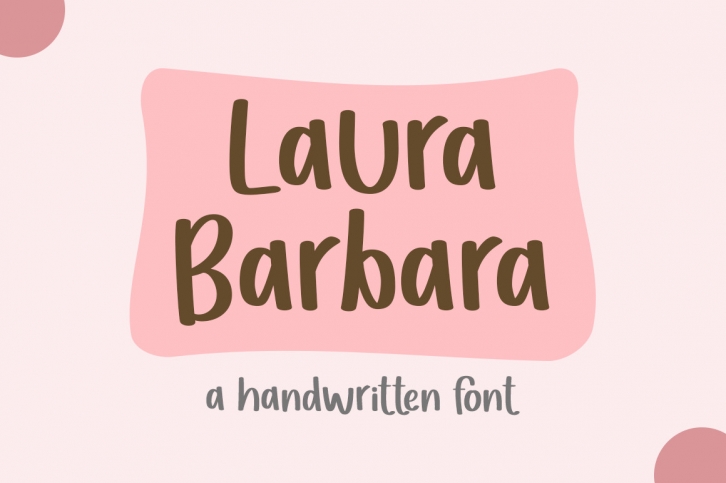 Laura Barbara Font Download