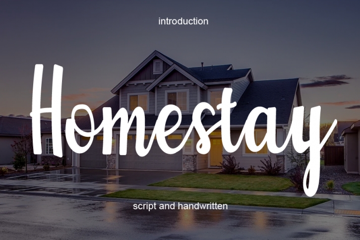 Homestay Font Download