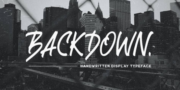 Backdown Font Download