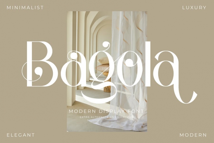 Baqola Modern Display Font LS Font Download
