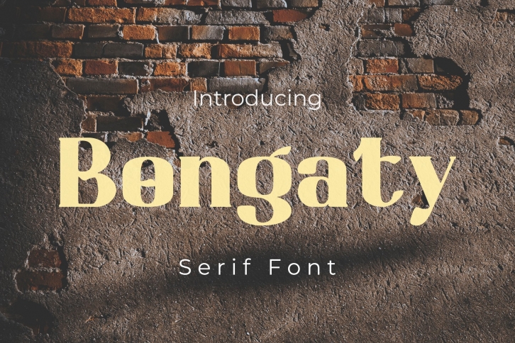 Bongaty Serif Font Download