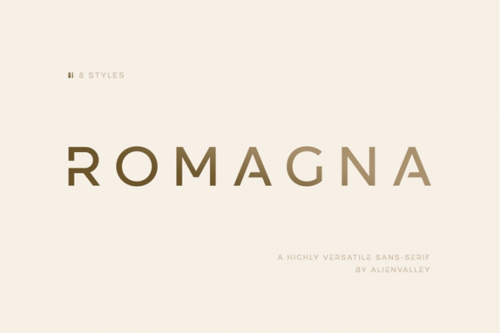 Romagna - Versatile Sans-Serif Font Download