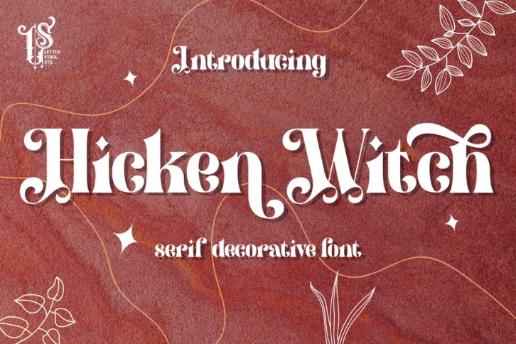 Hicken Witch - Decorative Font Font Download