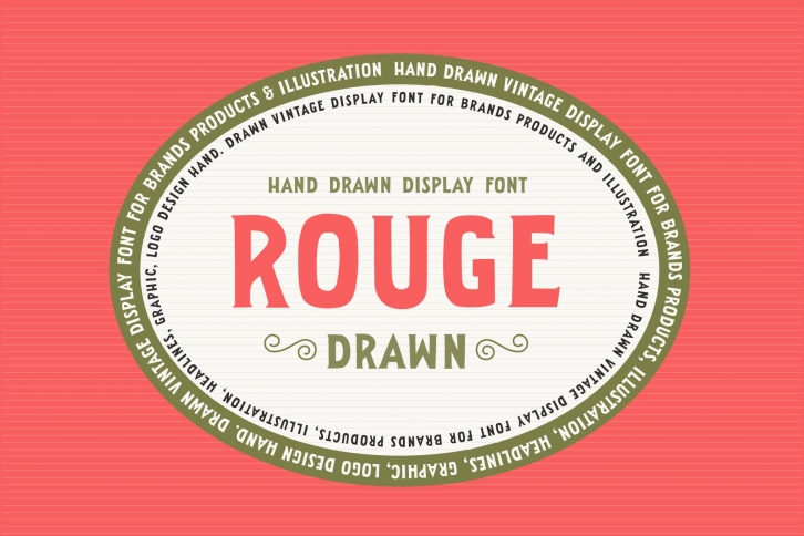 Rouge Drawn Font Download
