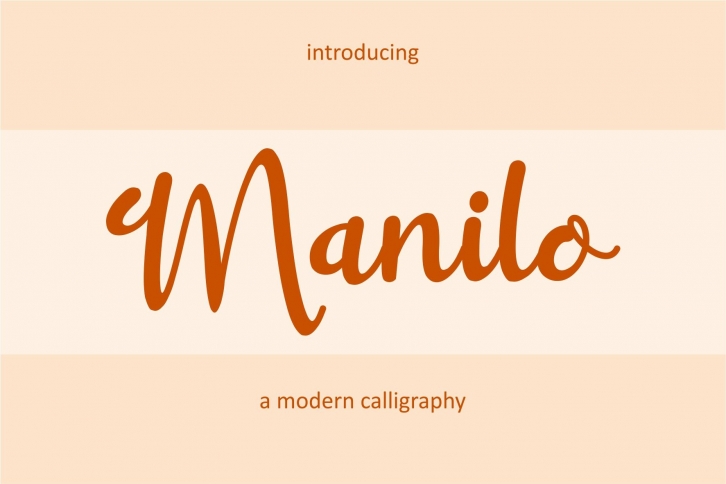 Manilo Font Download