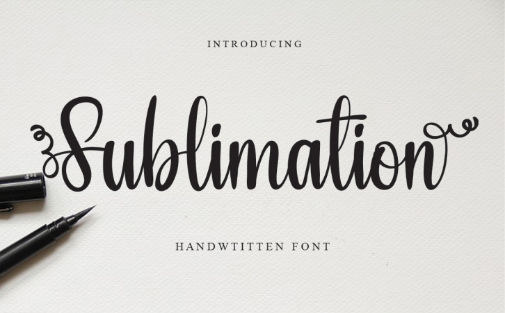 Sublimation Font Download