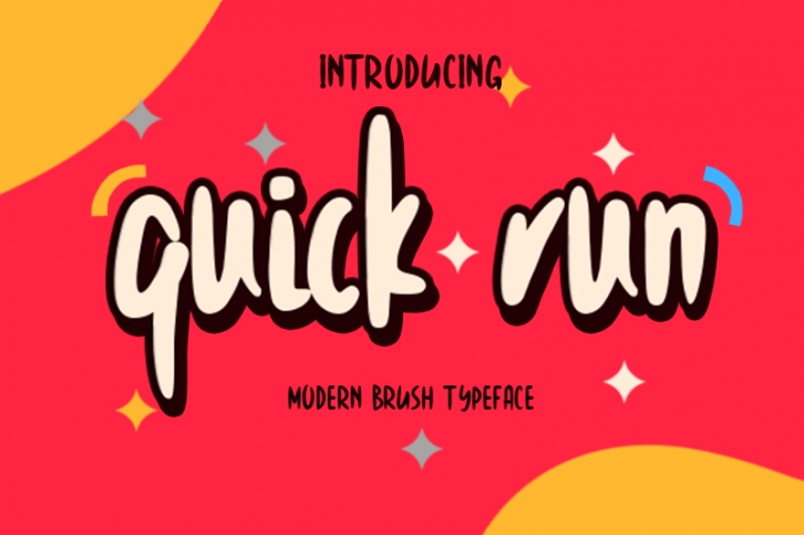 quick run Font Download