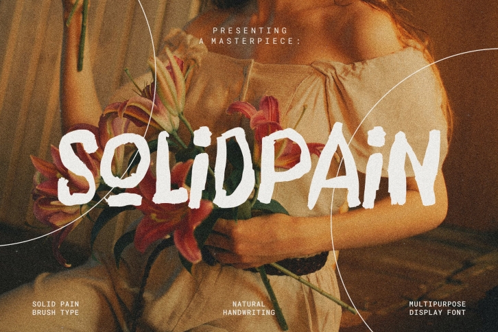 Solidpain Handwriting Brush Font Download