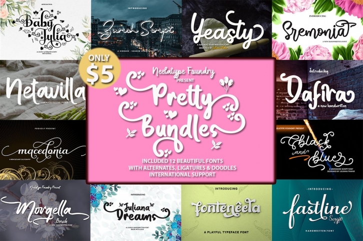 Pretty Bundle Font Download