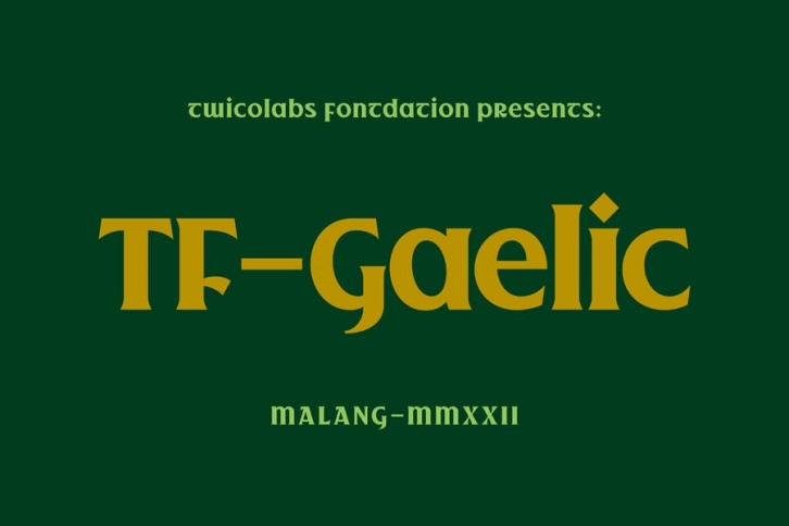 TF-Gaelic Font Download