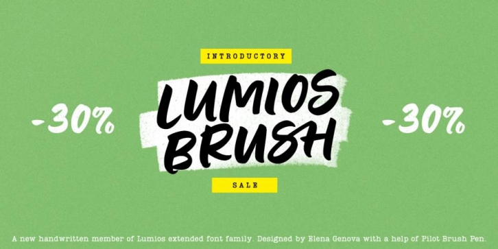 Lumios Brush Font Download