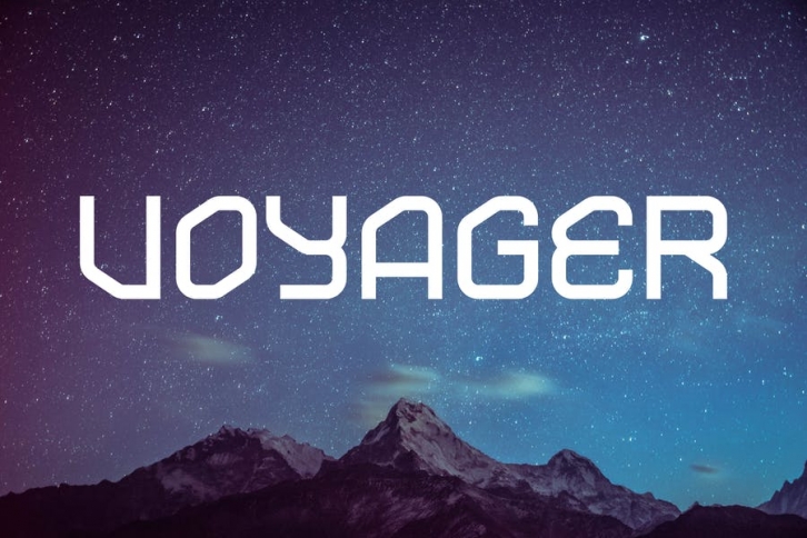 Voyager - Futuristic Font Font Download