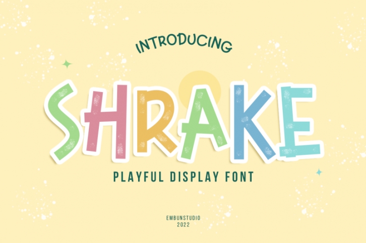 SHRAKE PLAYFUL DISPLAY Font Download