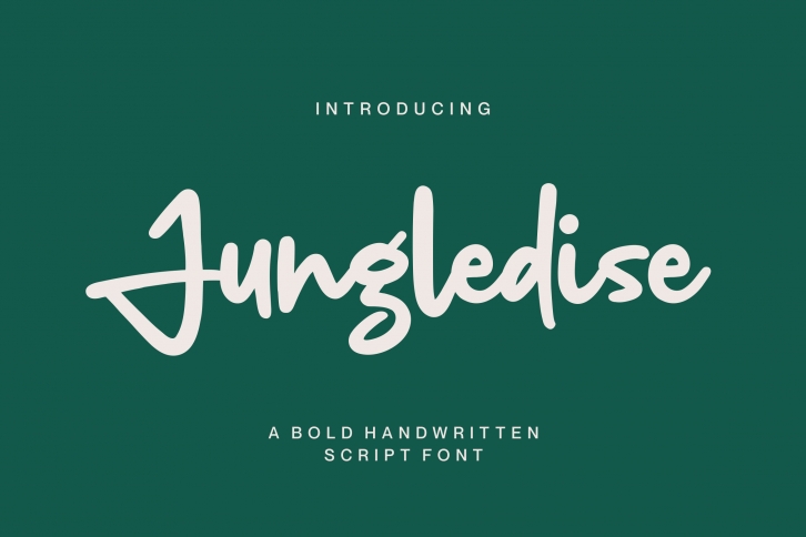 Jungledise Font Download