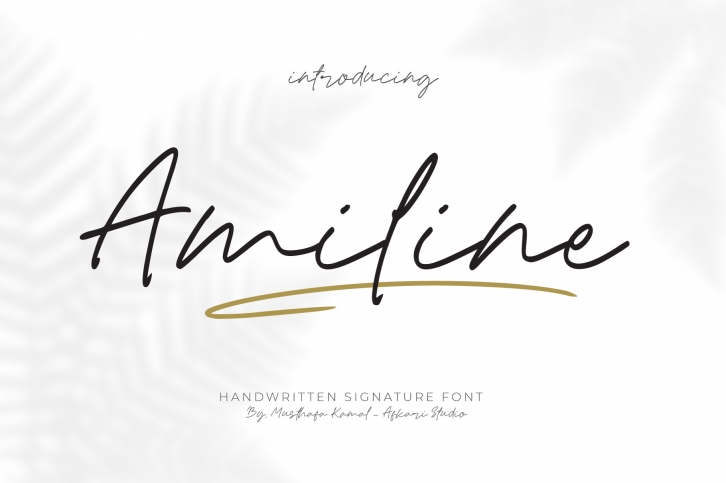Amiline Font Download
