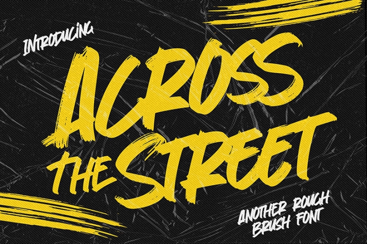 Across The Stree Font Download