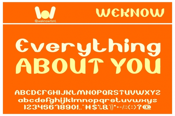 About You Font Download