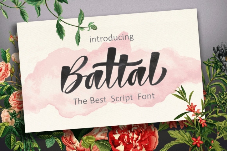 Battal script Font Download