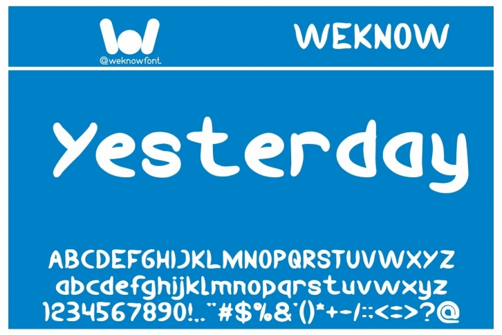 Yesterday Font Download