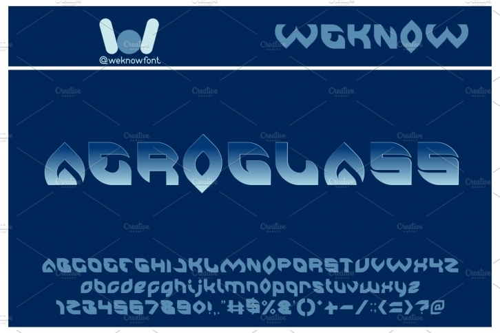 aero glass font Font Download