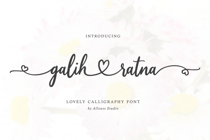 Galih Ratna Lovely Calligraphy Font Download