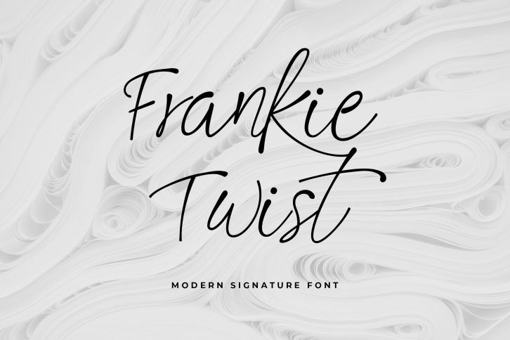 Frankie Twist Signature Font Download