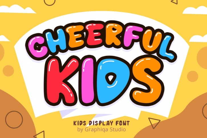 Cheerful Kids Display Font Font Download