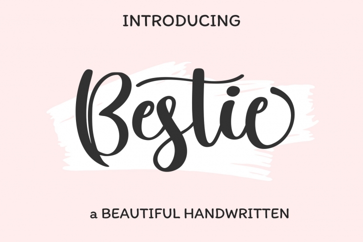 Bestie a modern script Font Download
