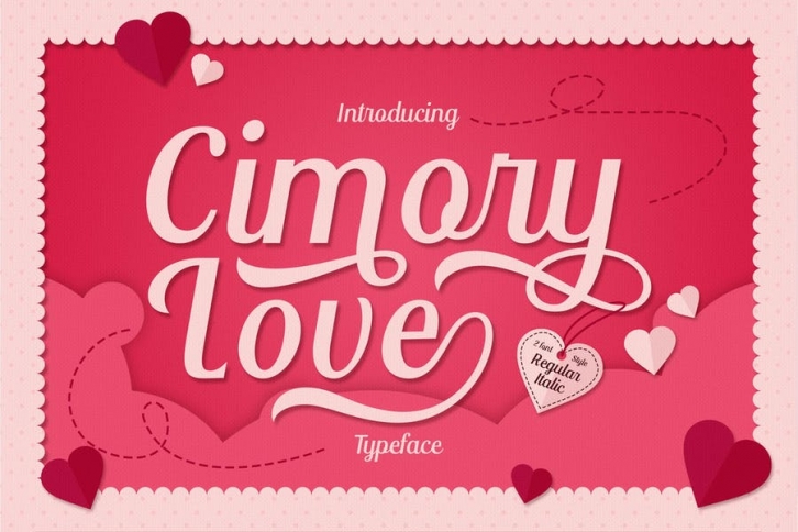 Cimory Love Typeface Font Download