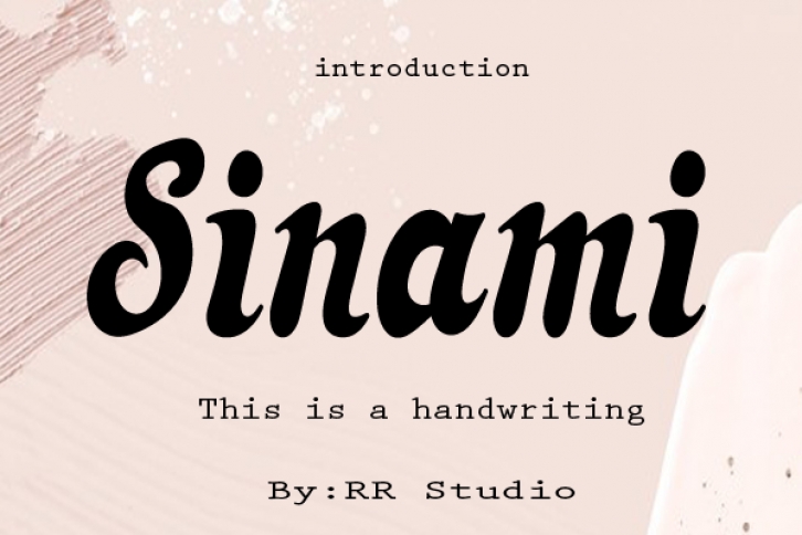 Sinami Font Download