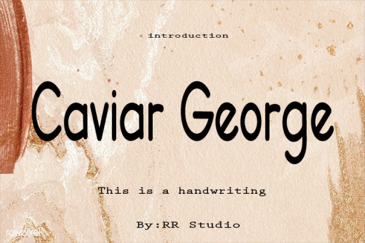 Caviar George Font Download
