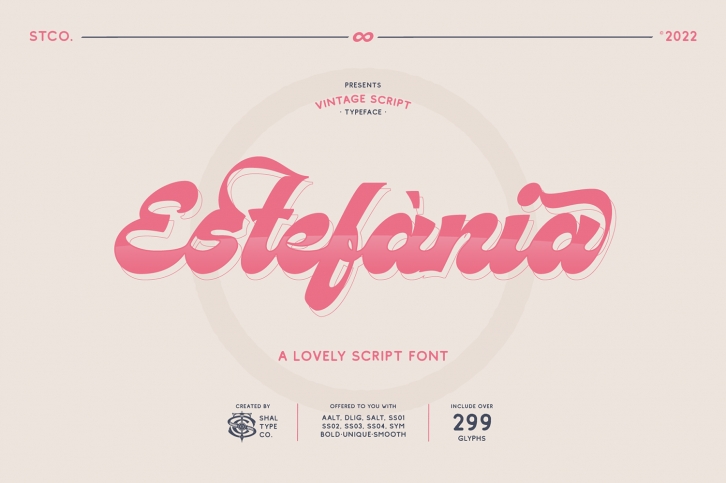 Estefania Font Download