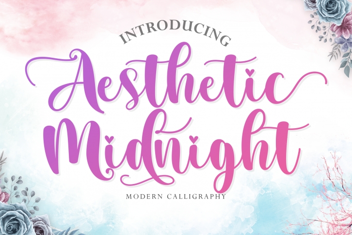 Aesthetic Midnigh Font Download