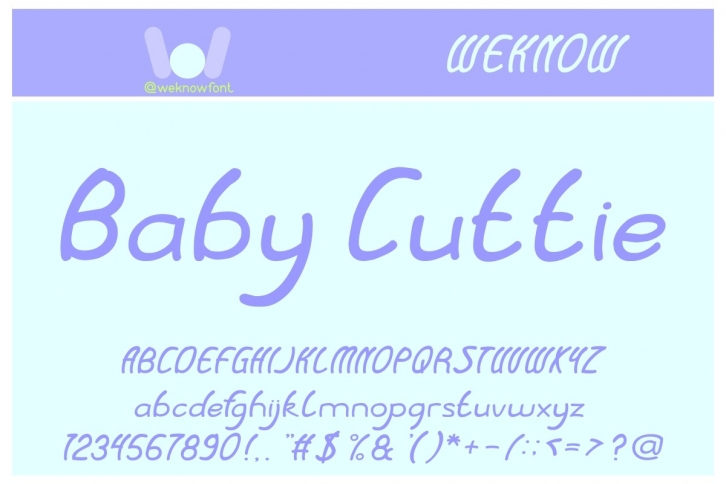 Baby Cuttie Font Download