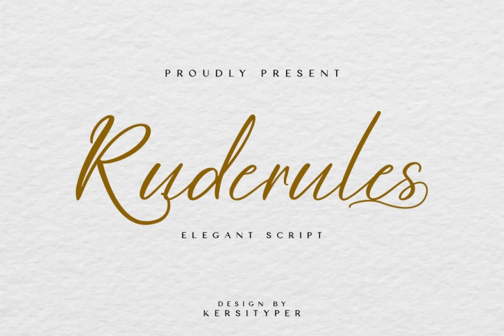 Ruderules Font Download