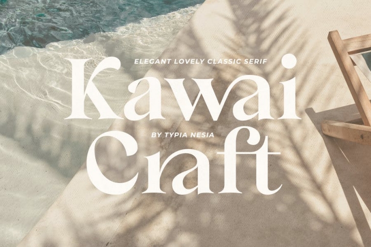Kawai Craft - Vintage / Retro Serif Bold Font Font Download