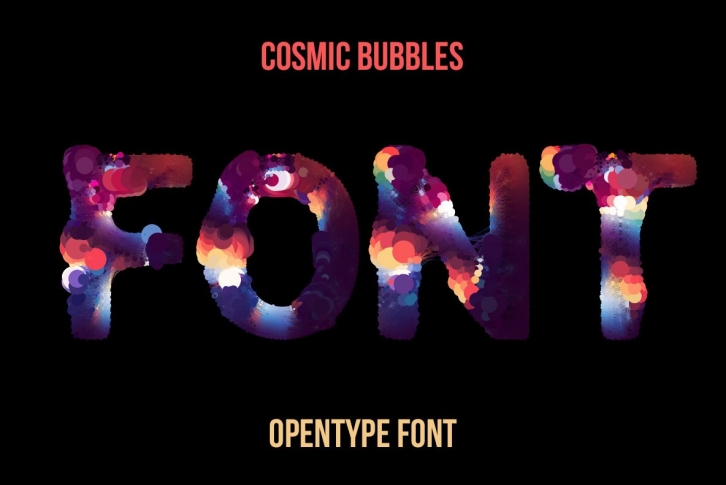 Cosmic Bubbles Font Download