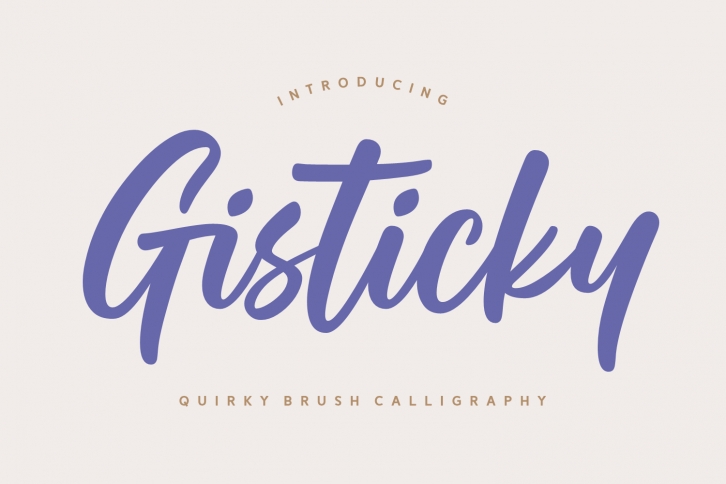 Gisticky Font Download