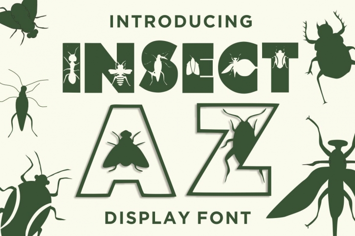 Insect AZ Font Download