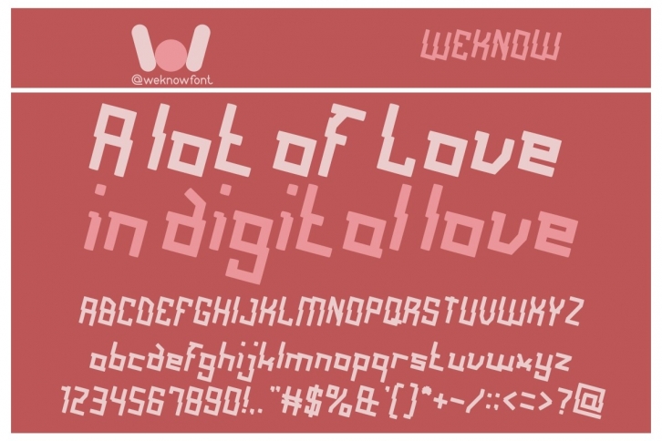 A Lot of Love Font Download