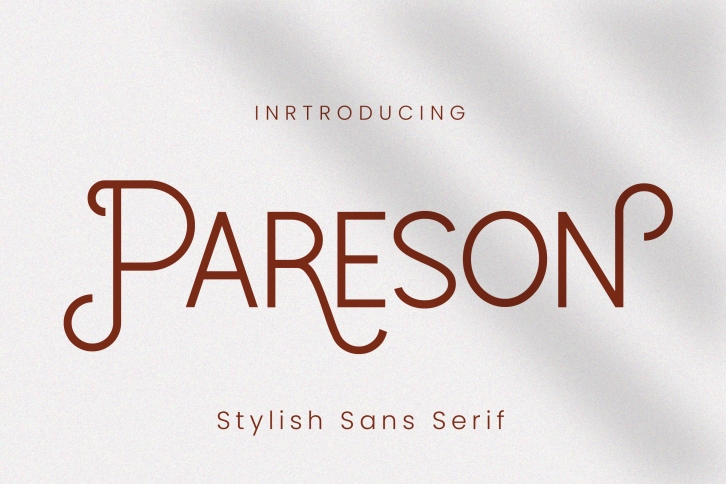 Pareson Font Download