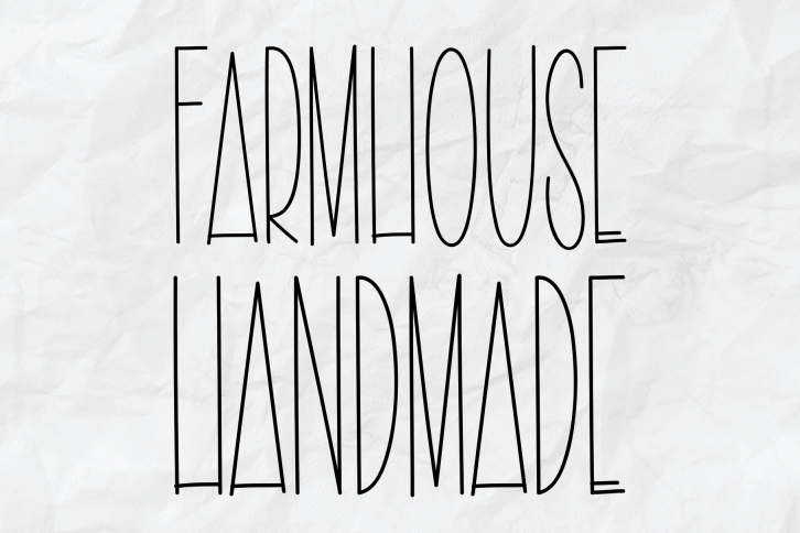 Farmhouse Handmade Font Download