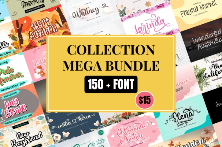 Collection Mega Bundle Font Download