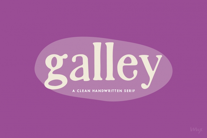 Galley — A Clean Handwritten Serif Font Download