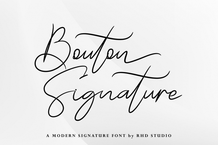 Bouton Signature Font Download