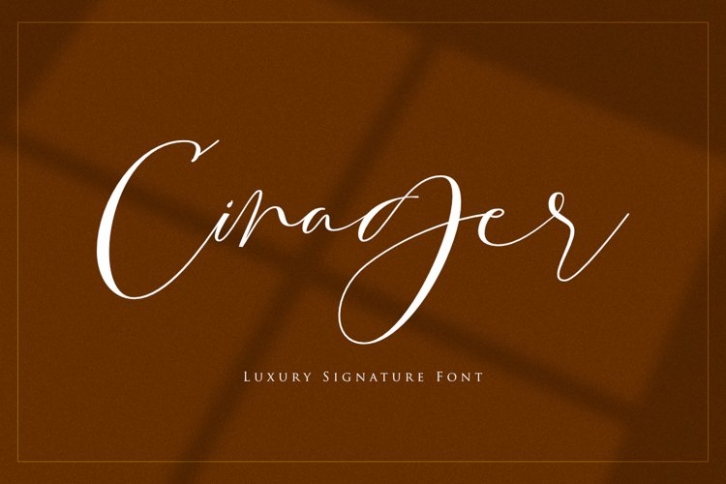 Cinager Font Download