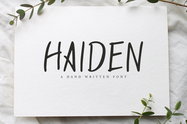 Haiden Brush Font Download