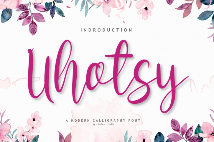 Uhotsy Script Font Download