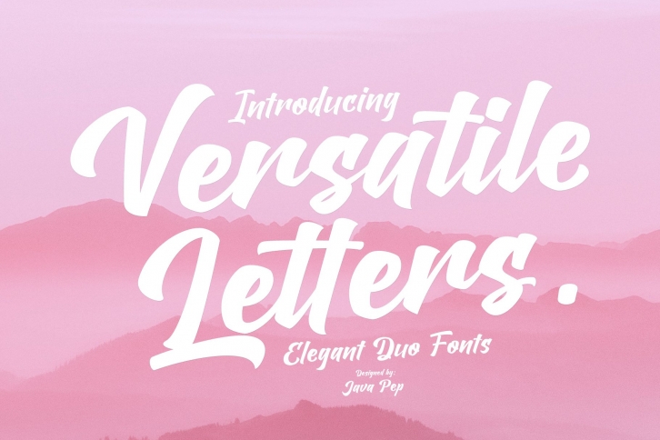 Versatile Letters Duo s Font Download