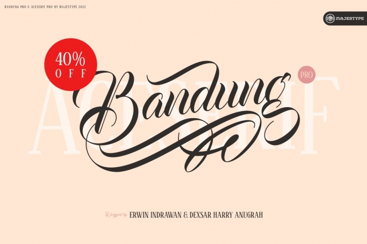 Bandung PRO 40% Off (Limited Time) Font Download